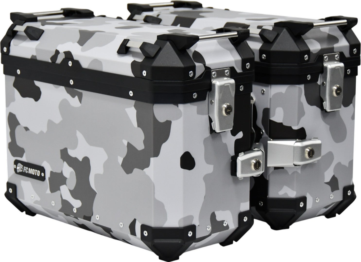 FC-Moto Terreno EVO Camo White 36 L Alu Side Case Set + Lock Cylinder Set Main article Figure 1