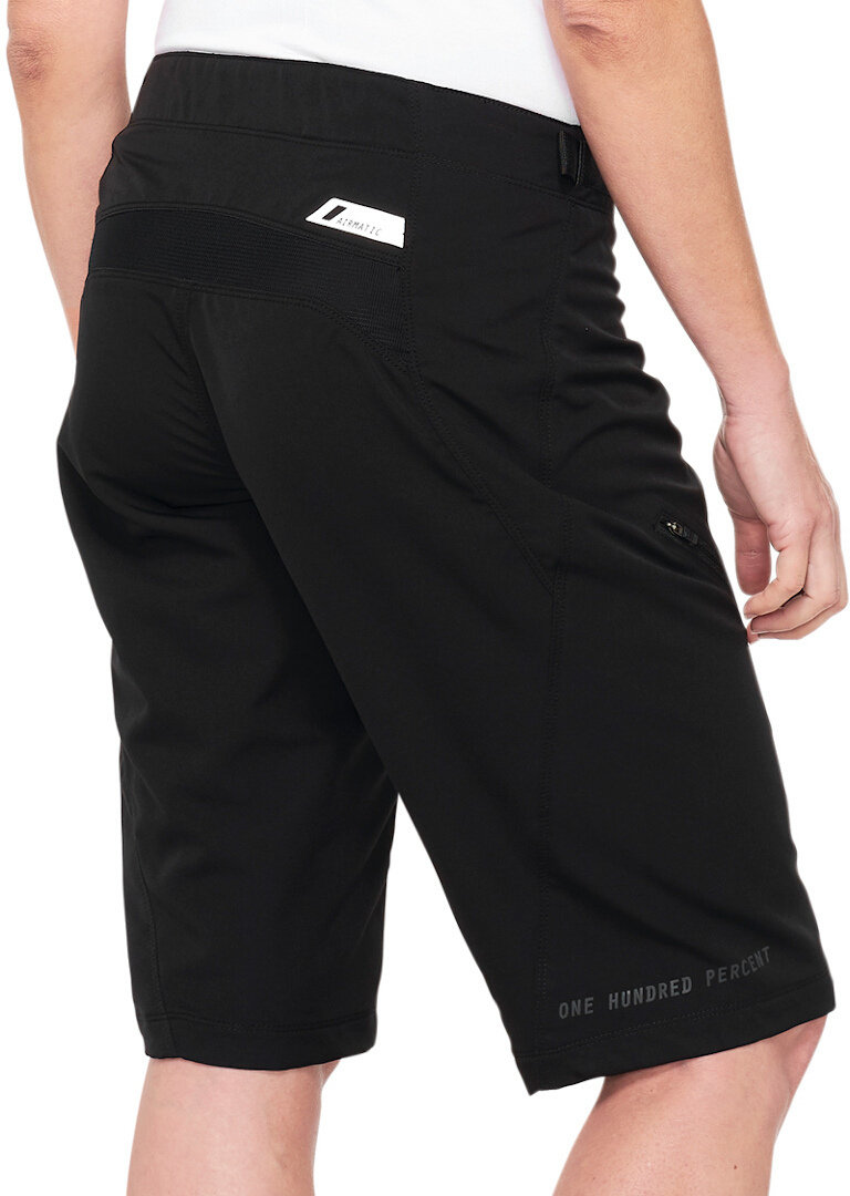 100% Airmatic Pantaloni scurți de bicicletă pentru doamne negru XL Figura 2