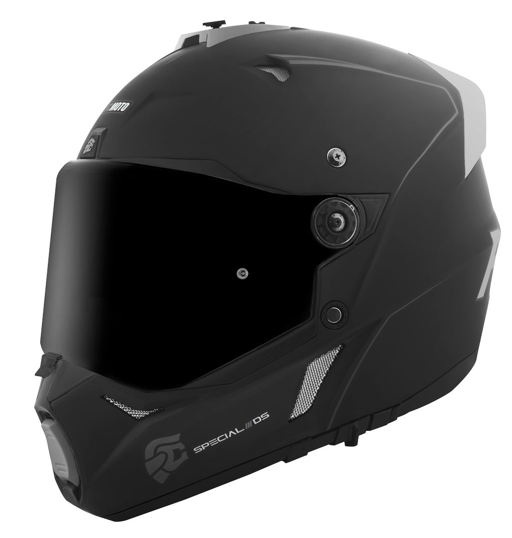FC-Moto Merkur Pro Straight Casco Enduro nero opaco M Figura 3