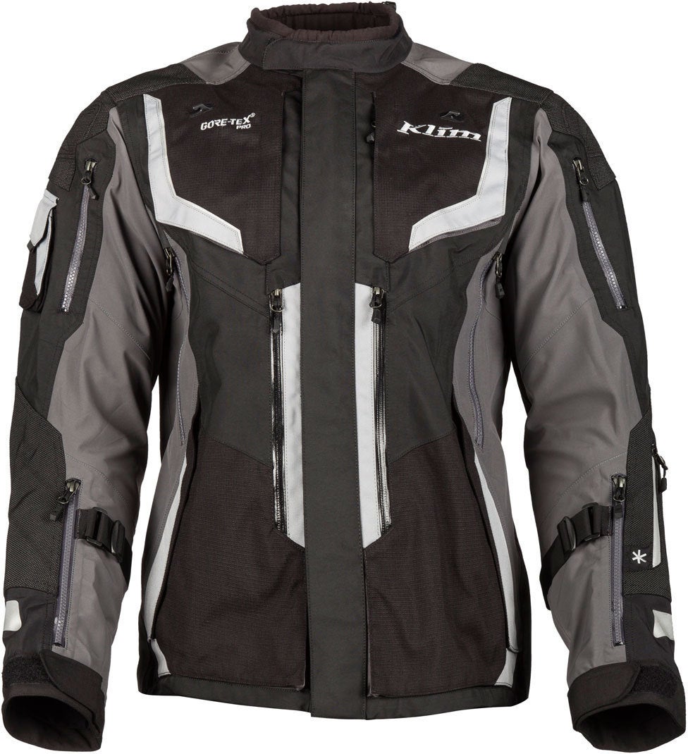 Klim Badlands Pro Motorcycle Textile Jacket dark grey XXL Figure 2
