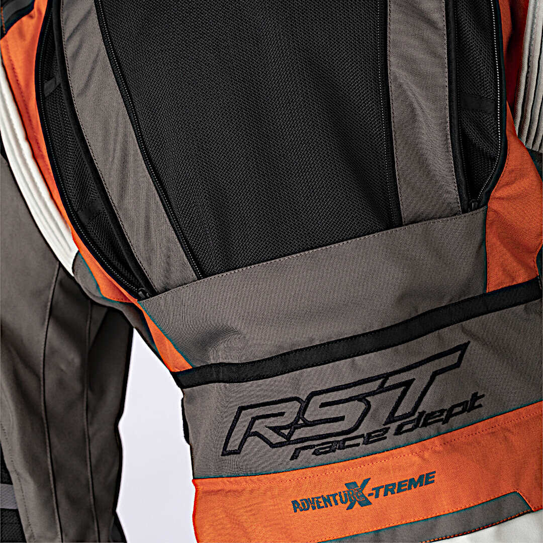 RST Pro Series Adventure-Xtreme Motorrad Textiljacke grau/orange M Abbildung 4