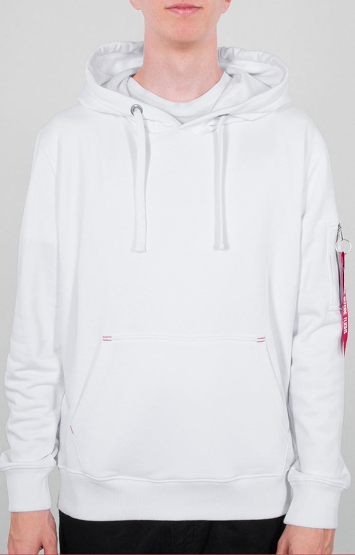 Alpha Industries RBF Latex sudadera con capucha Blanco M Figura 1