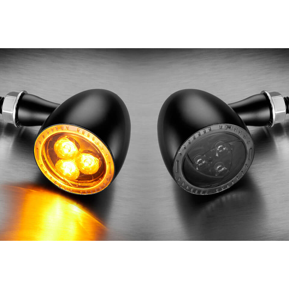 Kellermann LED-Blinker Bullet 1000 Dark, schwarz, getöntes Glas Figura 1 Kellermann LED-Blinker Bullet 1000 Dark, schwarz, getöntes Glas Figura 1