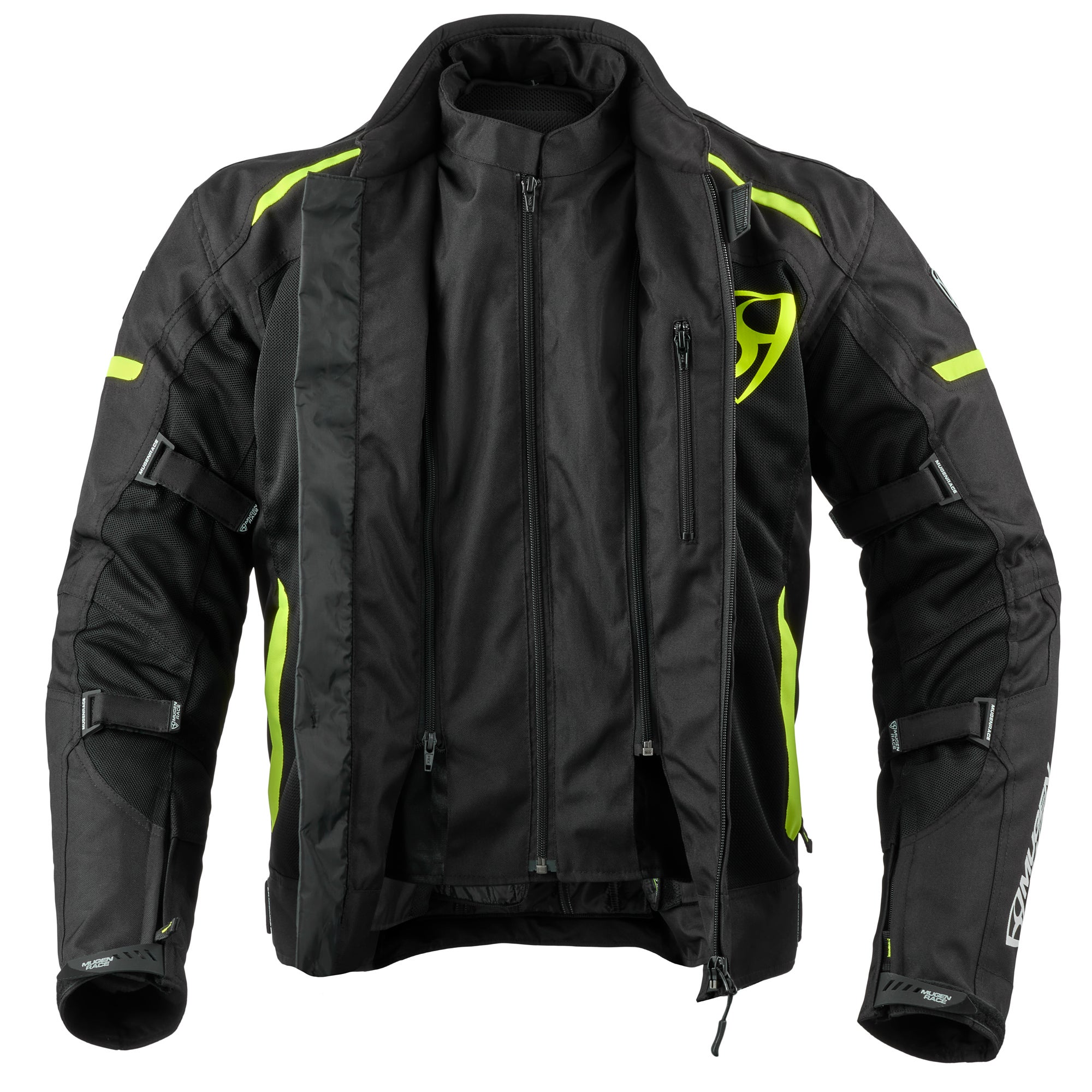 Side view of MUGENRACE Fuggire-A Motorcycle Textile Jacket