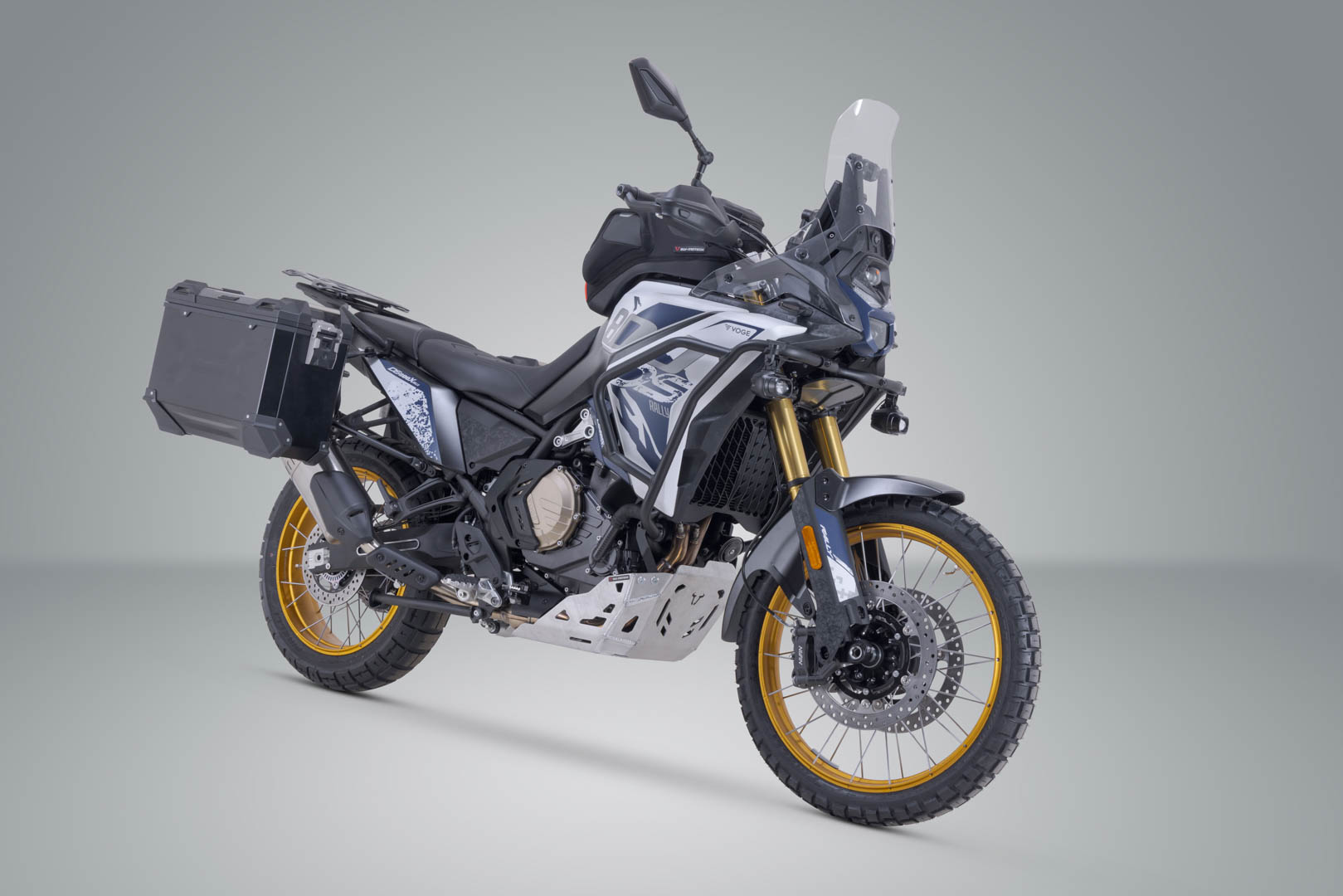 Sistem de carcasă din aluminiu SW-Motech TRAX ADV - Negru. 45/37 l. Voge DS800X Rally (25-). Figura 2