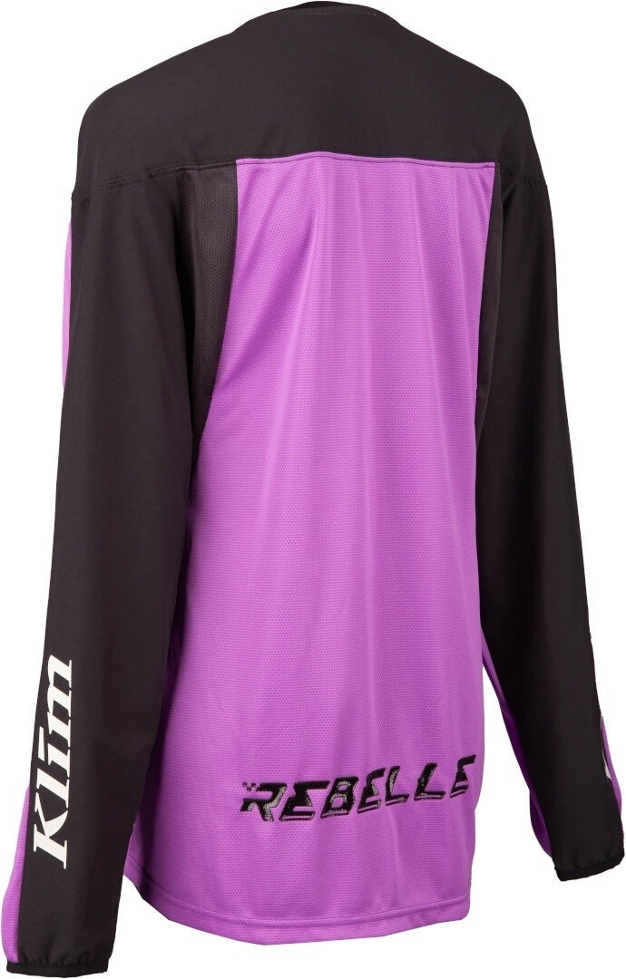 Klim Rebelle Dame Motocross trøje lilla/sort XL Figur 2