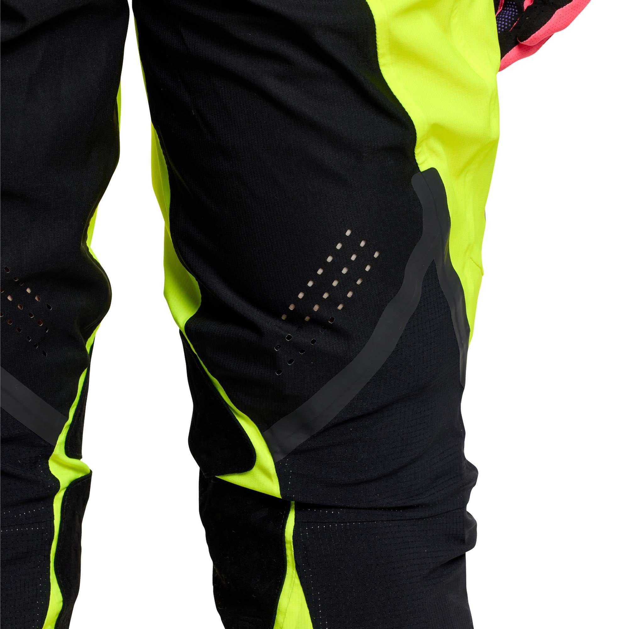 Troy Lee Designs SE Ultra Aura Motokrosa bikses neona dzeltens 30 6. attēls