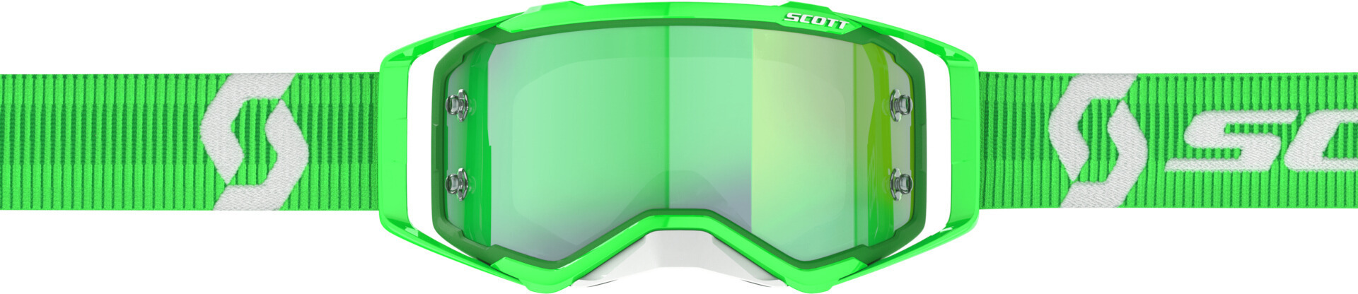 Scott Prospect Chrome Lunettes de motocross vertes / blanches Figure 2