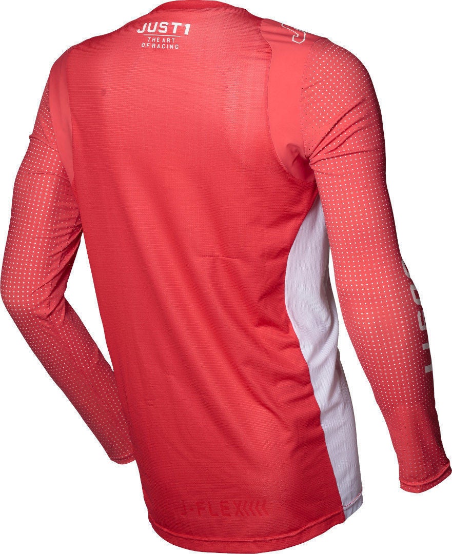 Just1 J-Flex Motorcross Jersey rood/wit XL Figuur 2