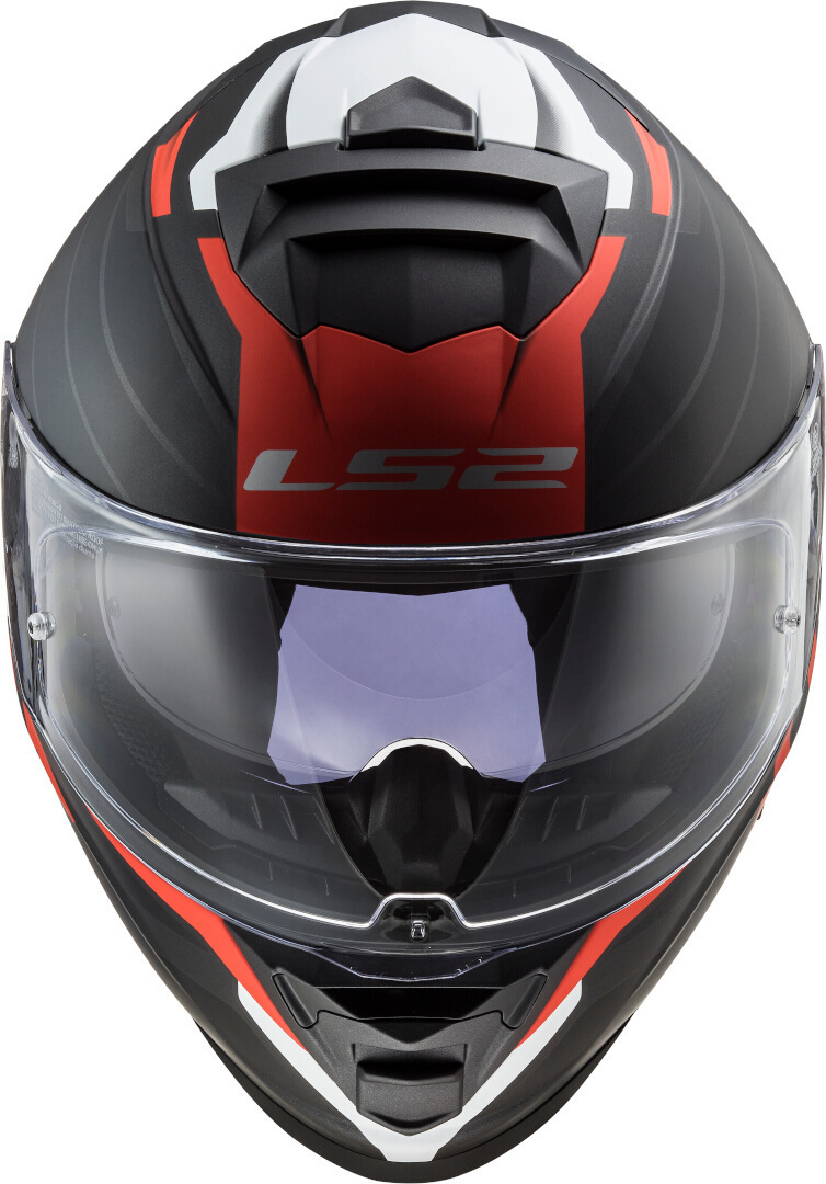 LS2 FF800 Storm Nerve Helm schwarz matt/rot M (57/58) Abbildung 2