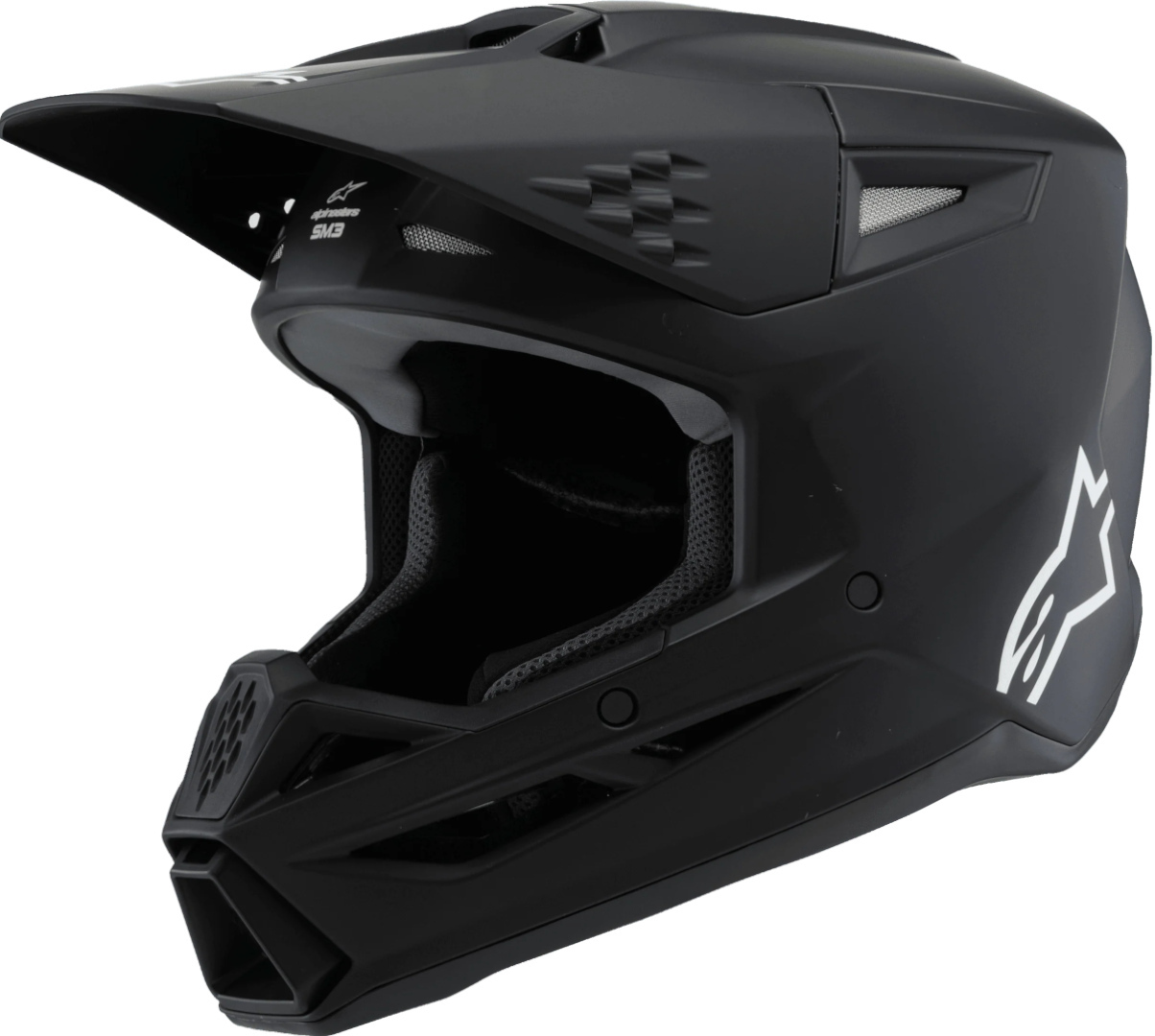 Alpinestars SM3 Solid Capacete de motocross juvenil Artigo principal Figura 1