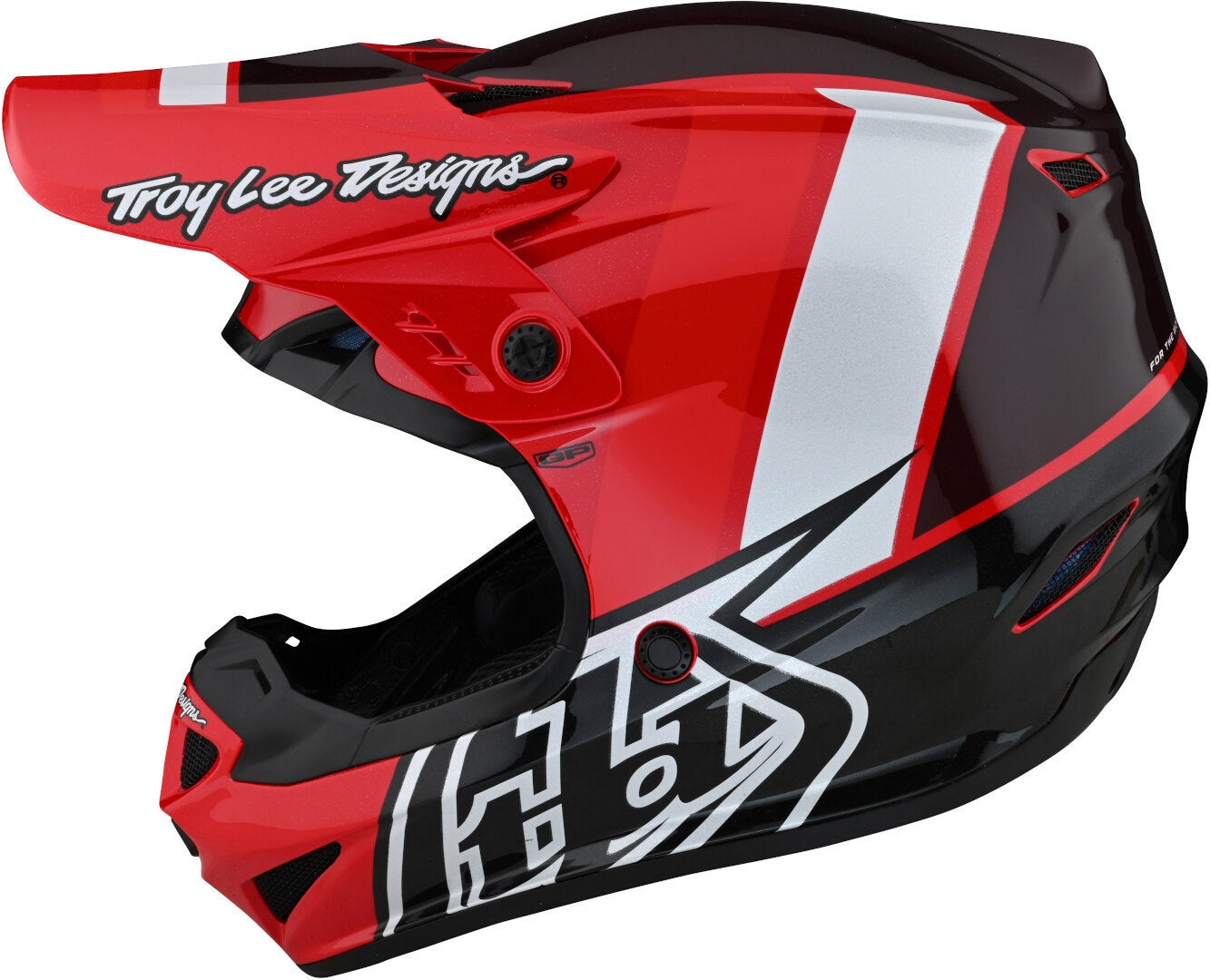 Troy Lee Designs GP Nova Casco Motocross Giovanile rosso Y/L (52/53) Figura 8
