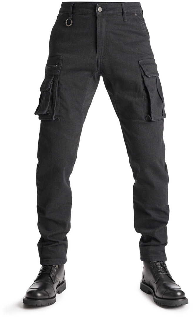 Pando Moto Desert Cargo Motorcycle Textile Pants black 38/30 Figure 1