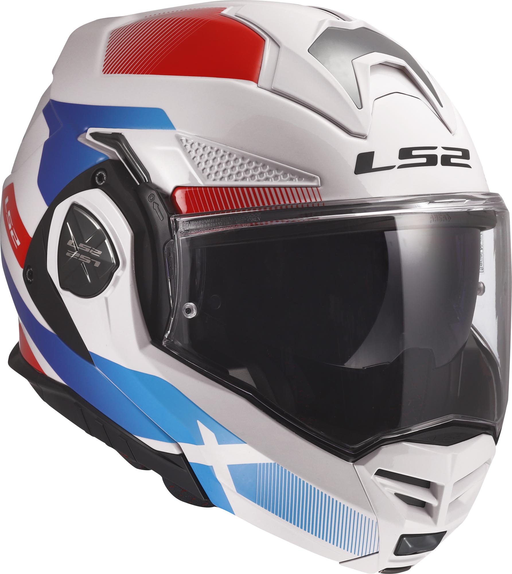 LS2 FF901 Advant X Nova Helm wit/blauw/rood Verlies (59/60) Figuur 7