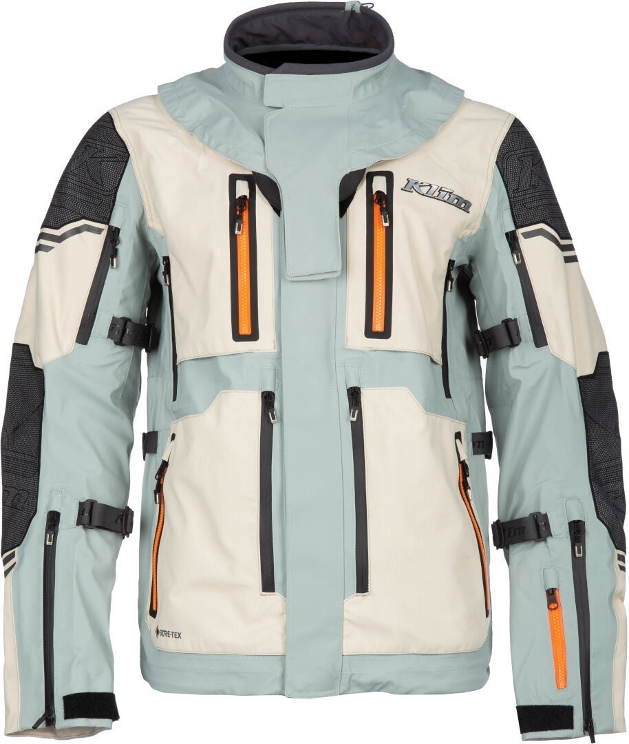 Klim Adventure Rally Gore-Tex Enduro Motorrad Textiljacke grau/mint/orange L Abbildung 5