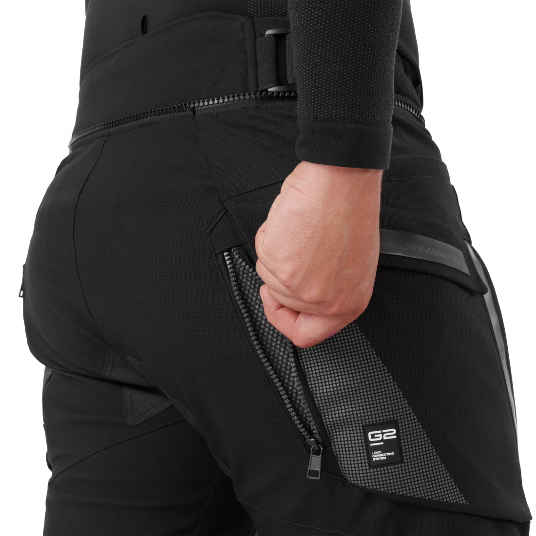 SHIMA Hero 3.0 Pantaloni tessili per motociclette nero M Figura 12