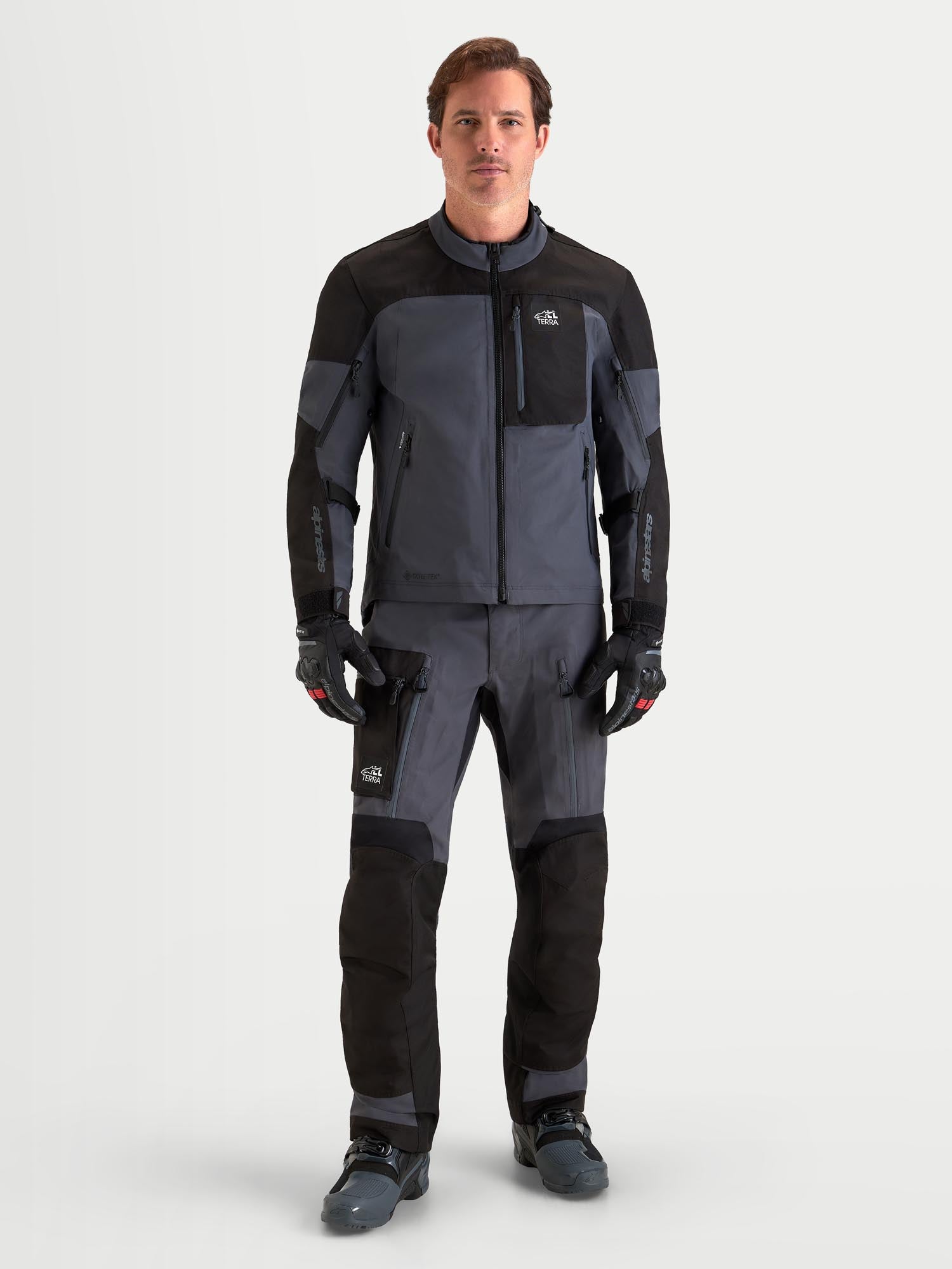 Alpinestars Arenis Gore-Tex Veste textile moto imperméable noir/gris foncé 2XL Figure 3