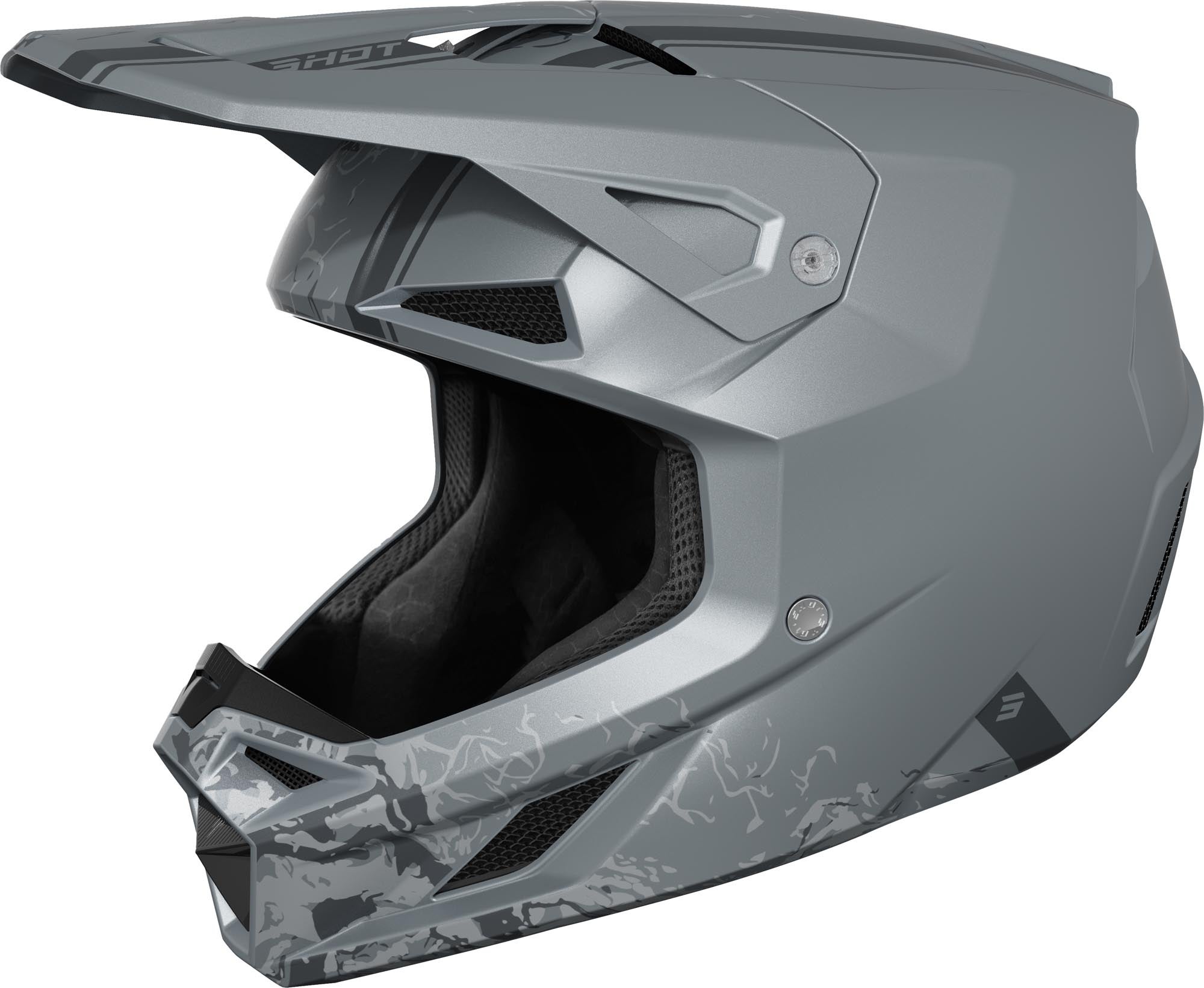 Shot Speed Battle Mips Motocross Helmet grey matt S (55/56) Figure 1