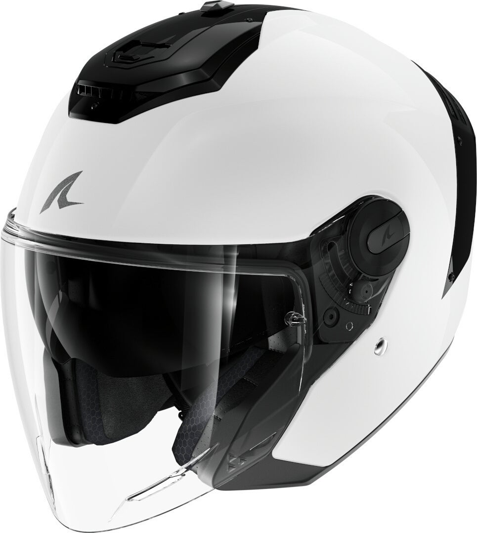 Shark RS Jet Blank Jet Helmet white/black S (55/56) Figure 1