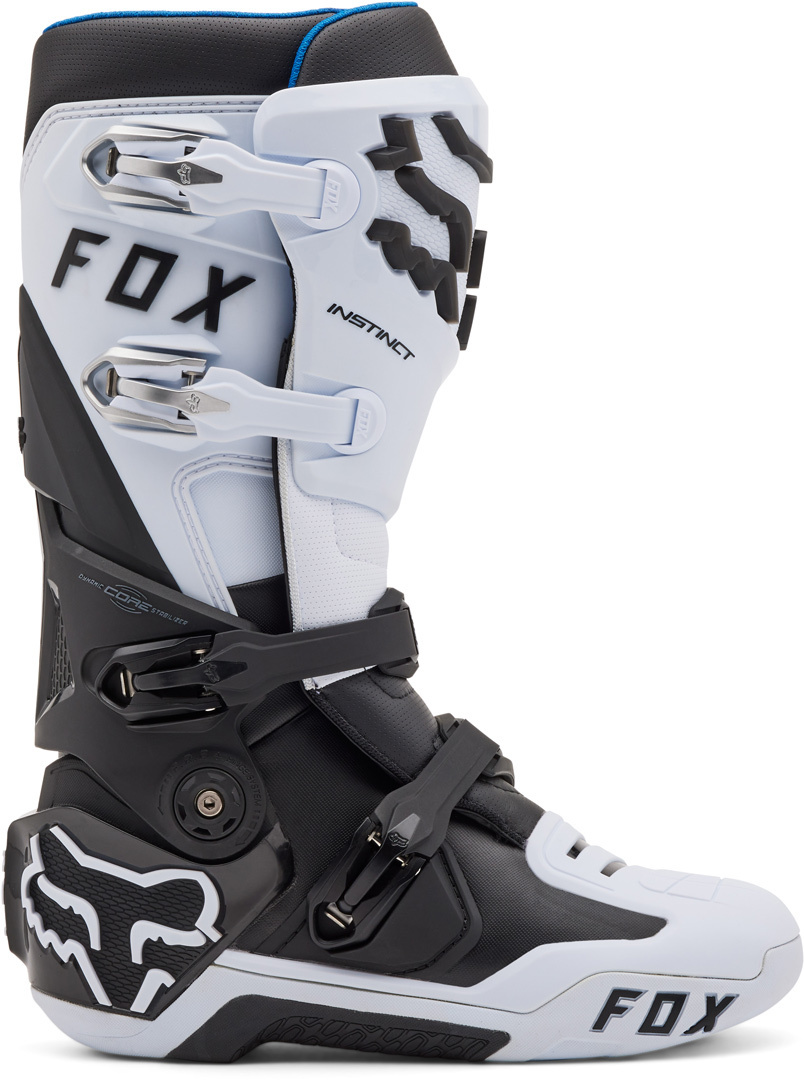 FOX Instinct Motocross støvler hvid/sort 9,5 Figur 9