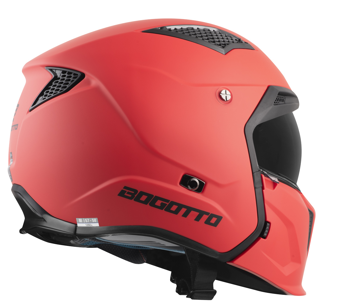 Bogotto Radic 22.06 Hjälm Red Matt XS Figur 14