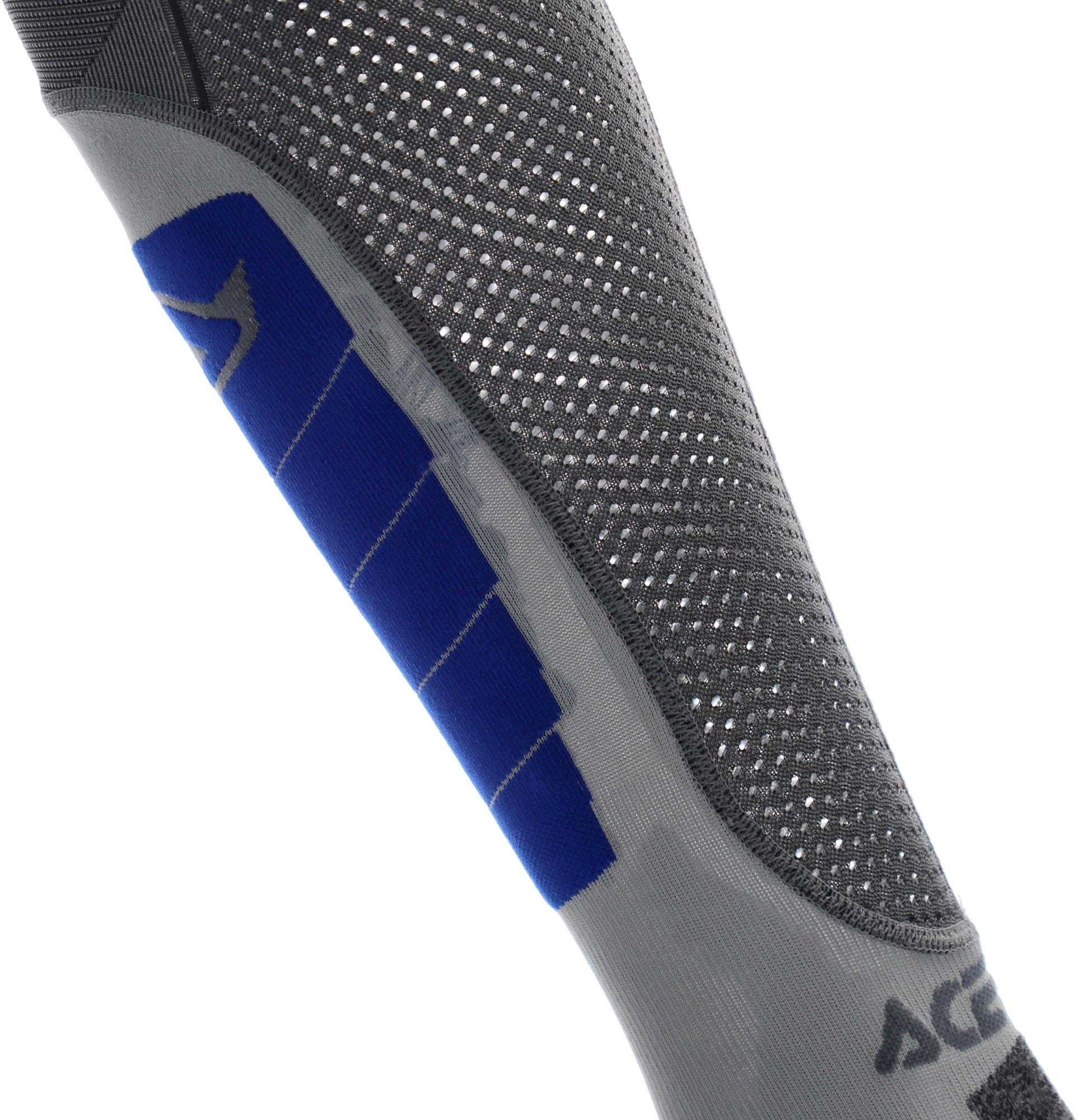 Acerbis X-Leg Vented Pro Motocross Knee Socks grey/blue XXL Figure 7