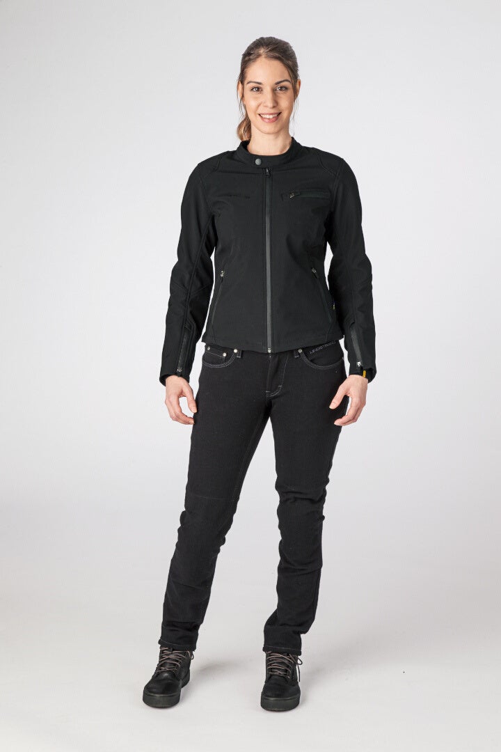 Side view of Lindstrands Fryken Ladies Motorcycle Textile Jacket
