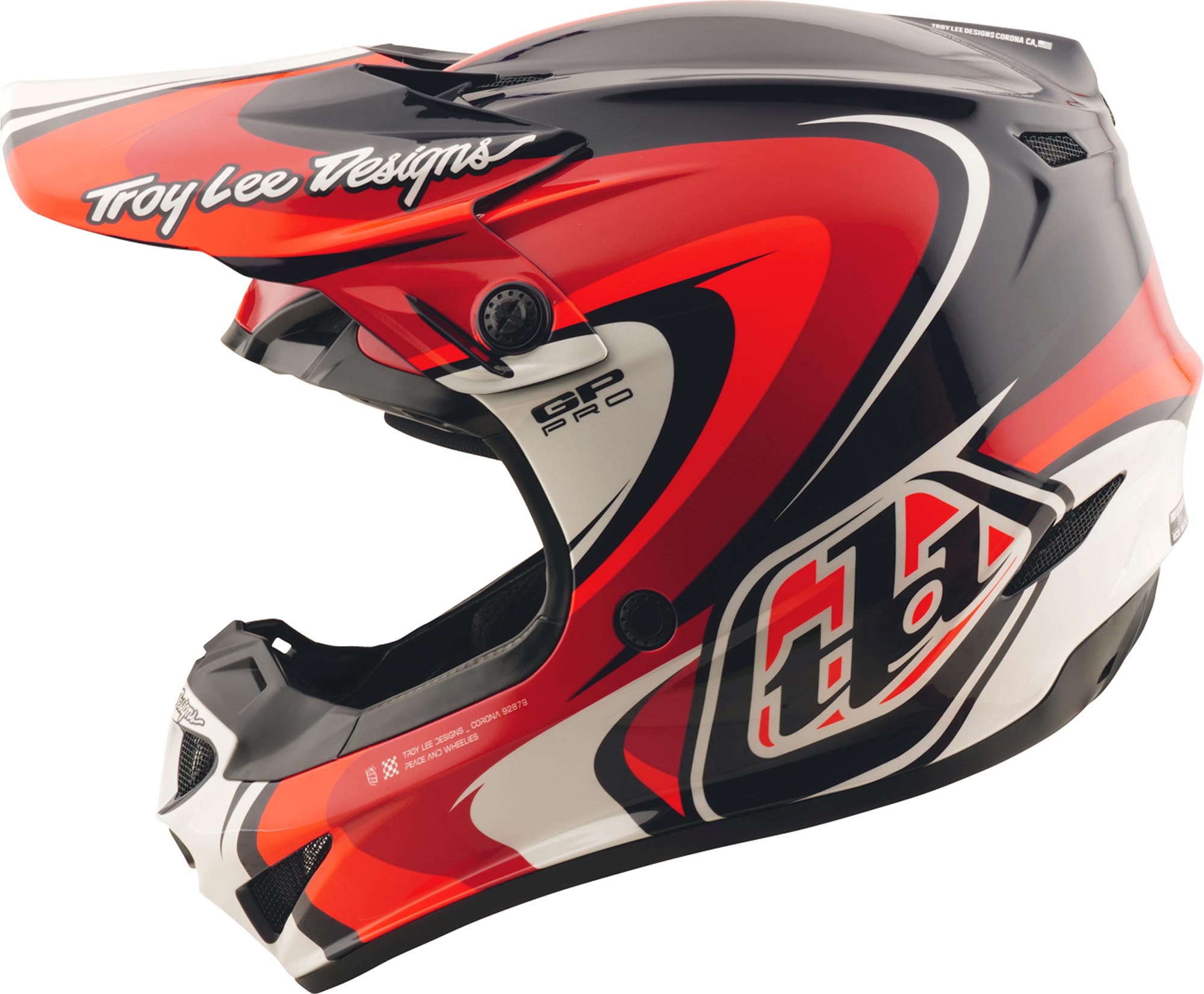 Troy Lee Designs GP Pro Crossover MIPS Motocross Helm dunkelblau/rot S (55/56) Abbildung 2