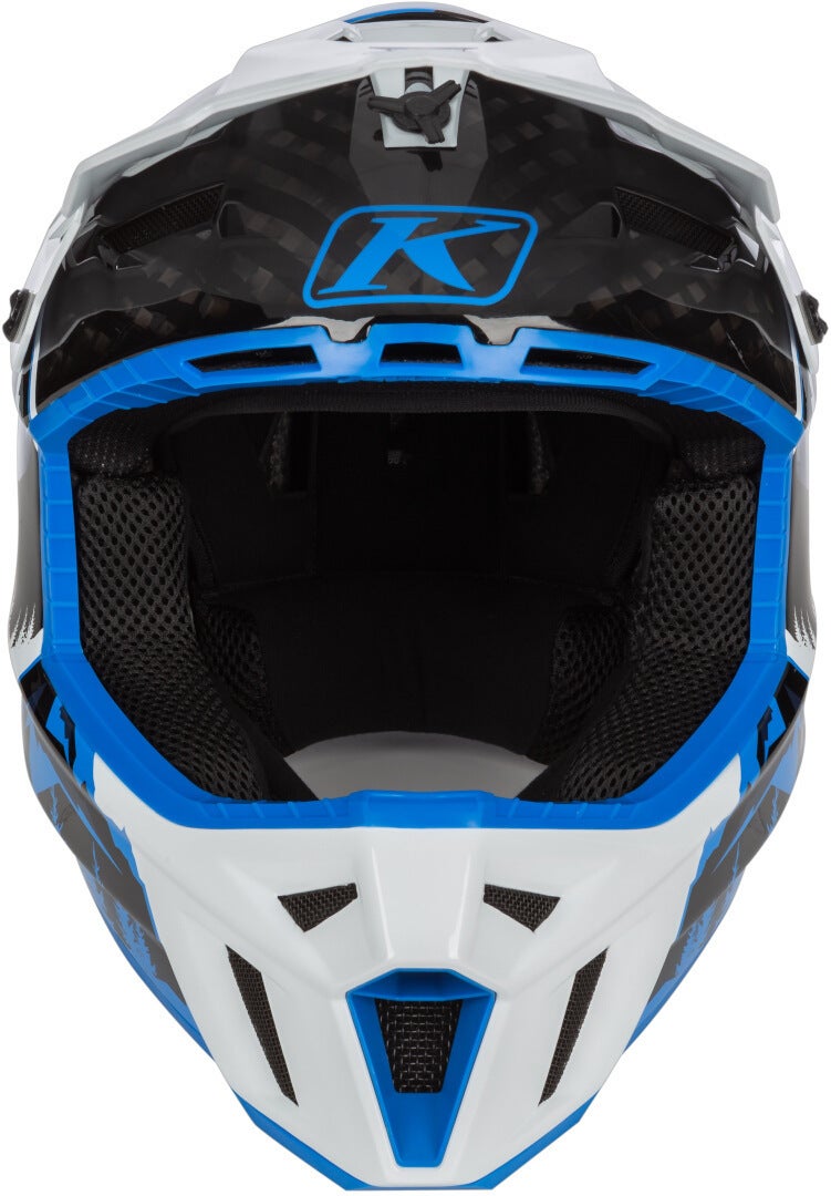 Klim F3 Carbon DNA Snowmobil Helm schwarz/weiß/blau XXXL (64/65) Abbildung 5