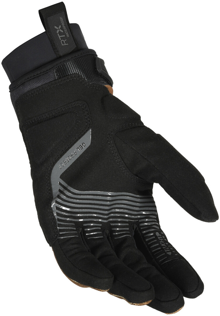 Macna Crew RTX Mănuși impermeabile pentru motociclete Negru/maro deschis XL Figura 2