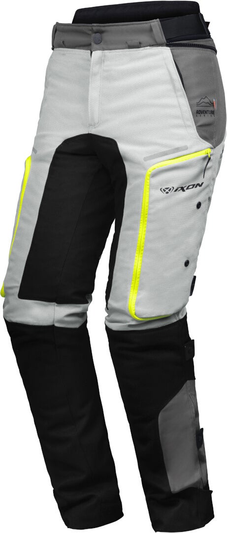 Ixon Vidar Pantalon textile de moto Noir/gris clair XXL Figure 1