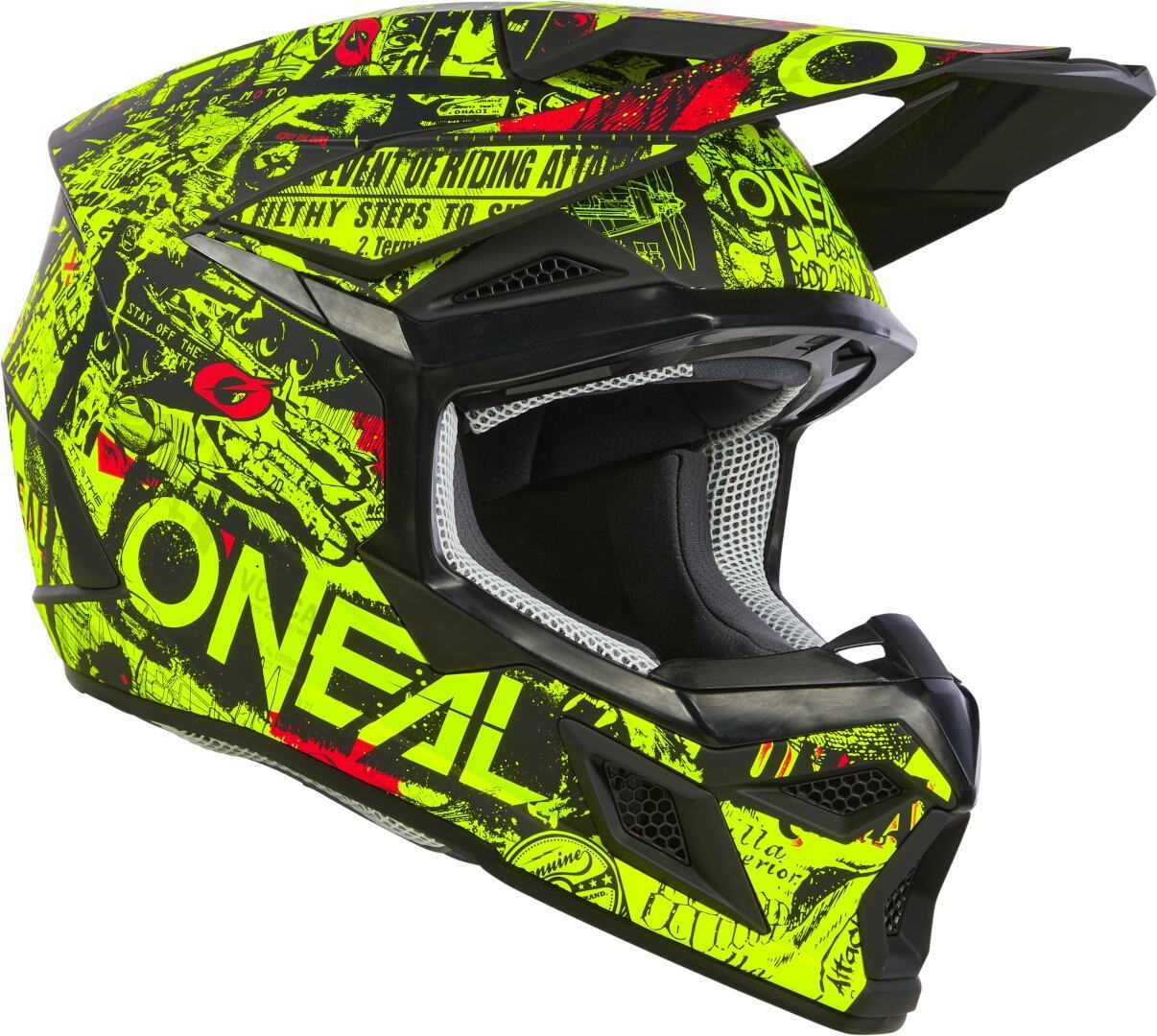 Oneal 3SRS Attack Casco da motocross per bambini Y/M (51/52) Figura 3