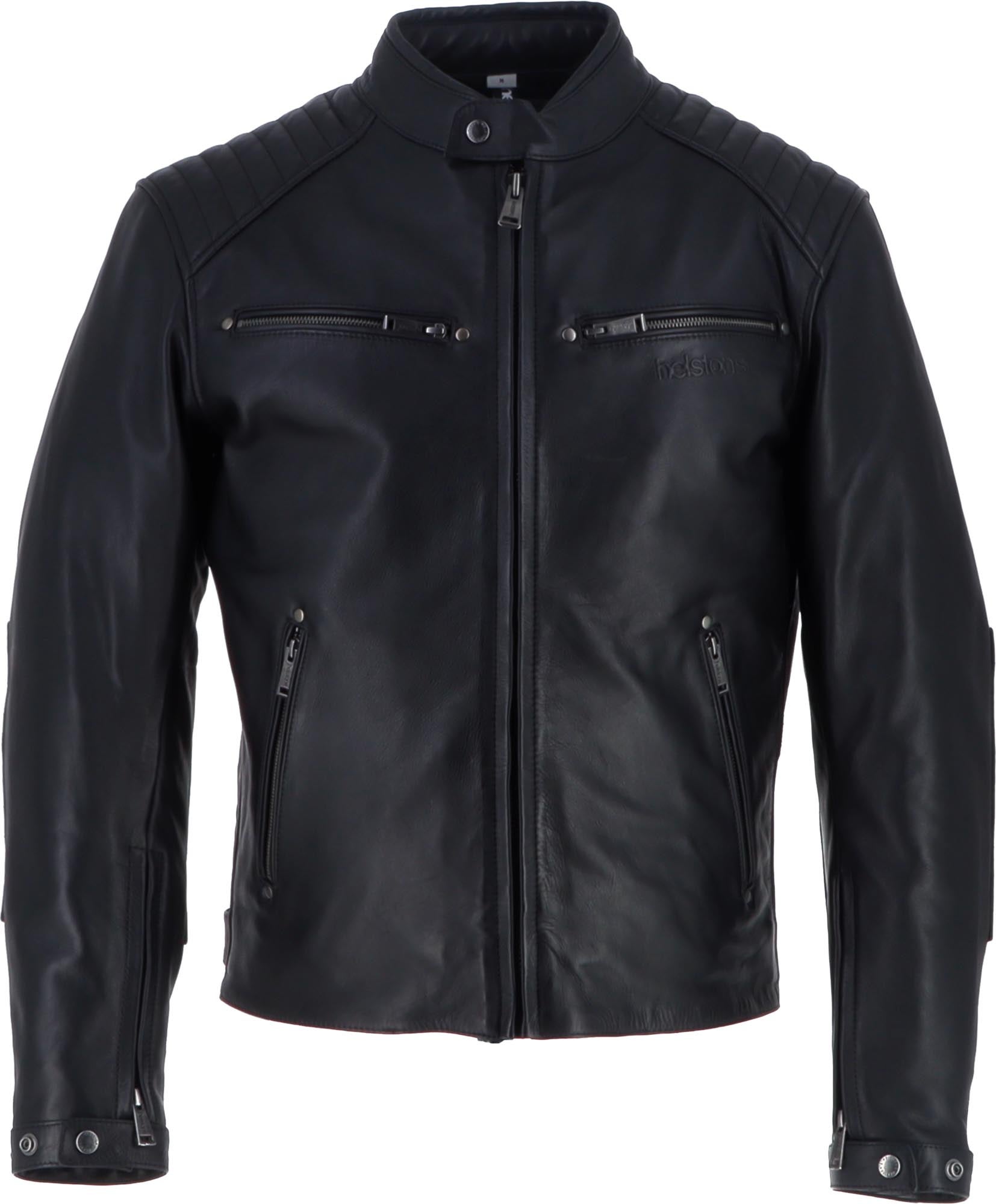 Helstons Rocket Usnjena motoristična jakna črna XL Slika 1
