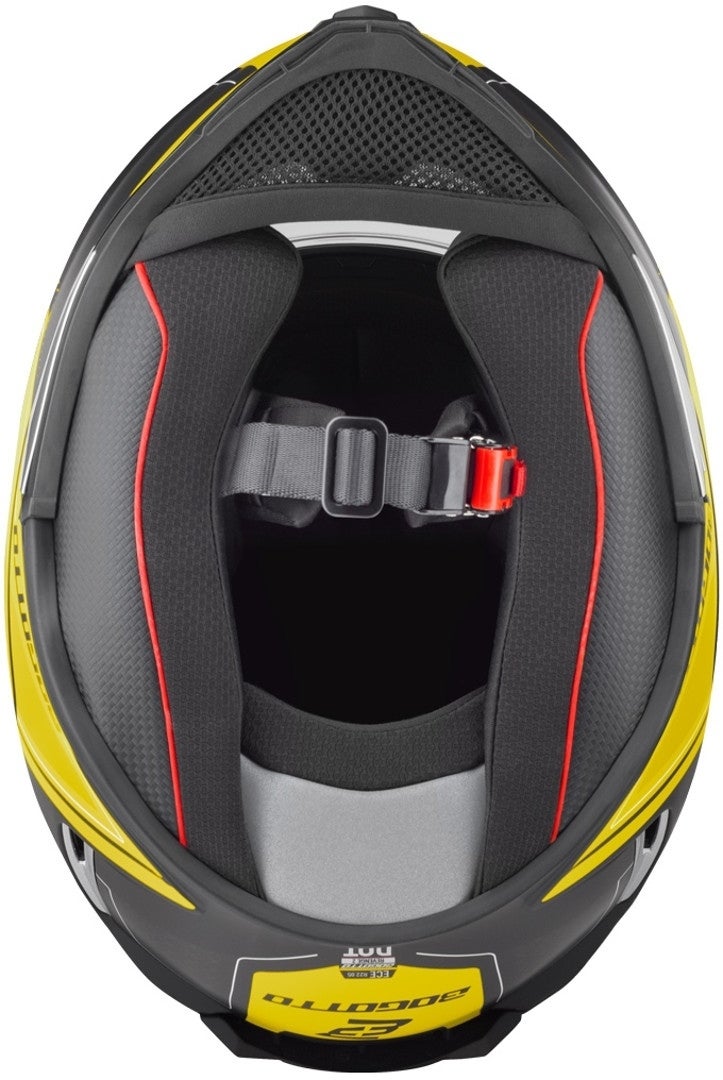 Bogotto FF110 Cinder Κράνος μαύρο ματ/κίτρινο ΧΧΛ (63/64) Γράφημα 5