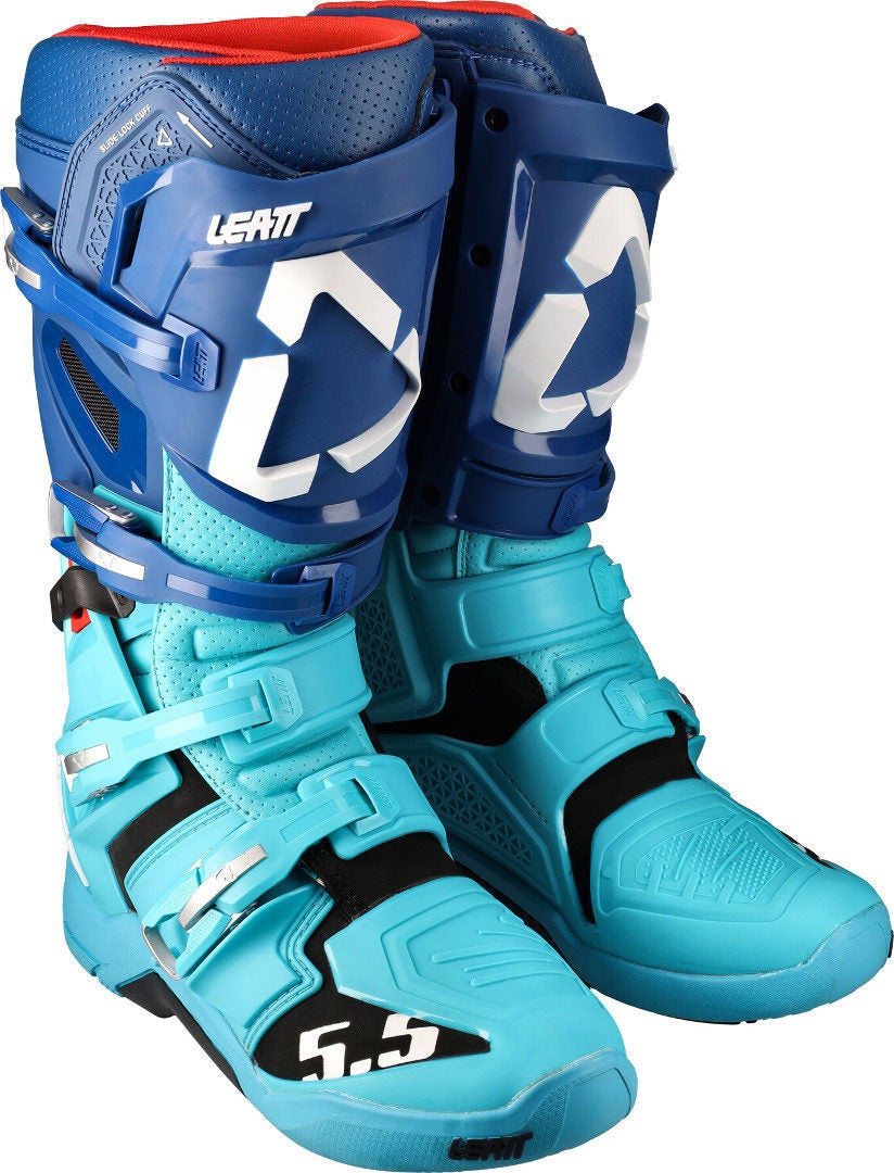 Leatt GPX 5.5 FlexLock Bottes Motocross Bleu foncé/bleu clair 48 Figure 6