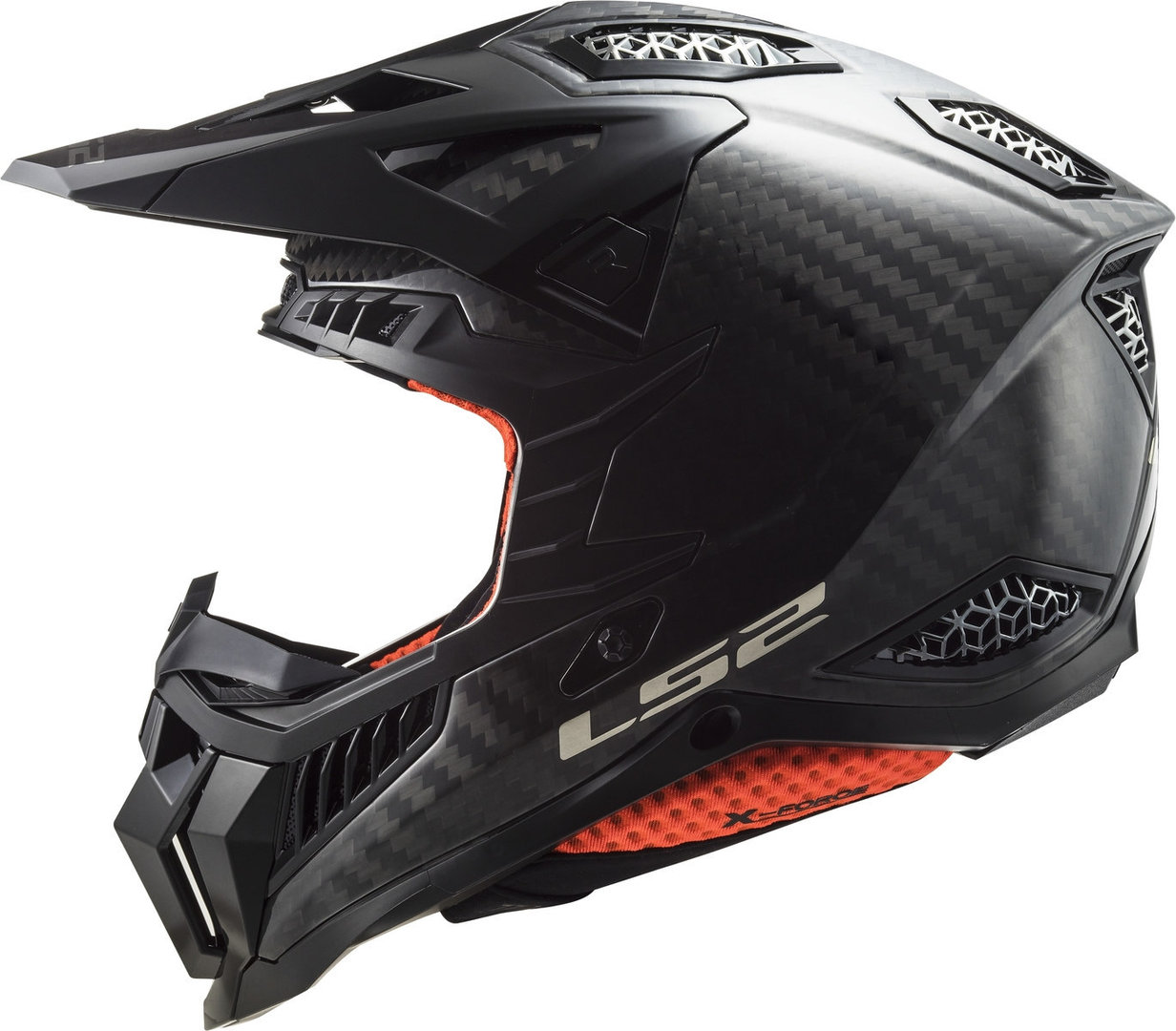 LS2 MX703 X-Force Solid Carbon Capacete de Motocross carbono S (55/56) Figura 2
