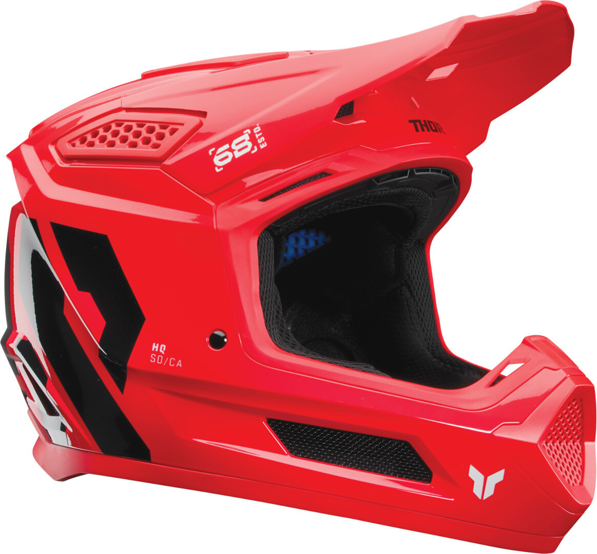 Thor Fleet Forge Casco da motocross rosso/nero S (55/56) Figura 1