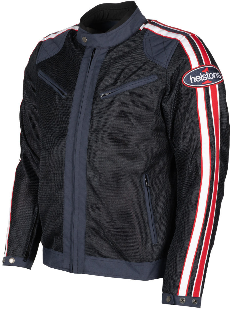 Helstons Pace Air Motorcycle Textile Jacket blue L Figure 8