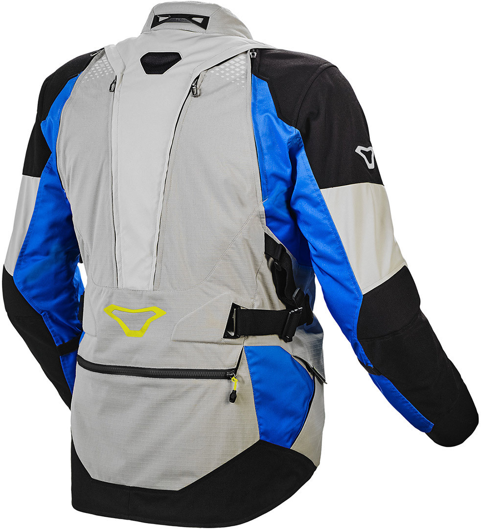 Macna Fusor Motorcycle Textile Jacket grey/blue XL Figure 2