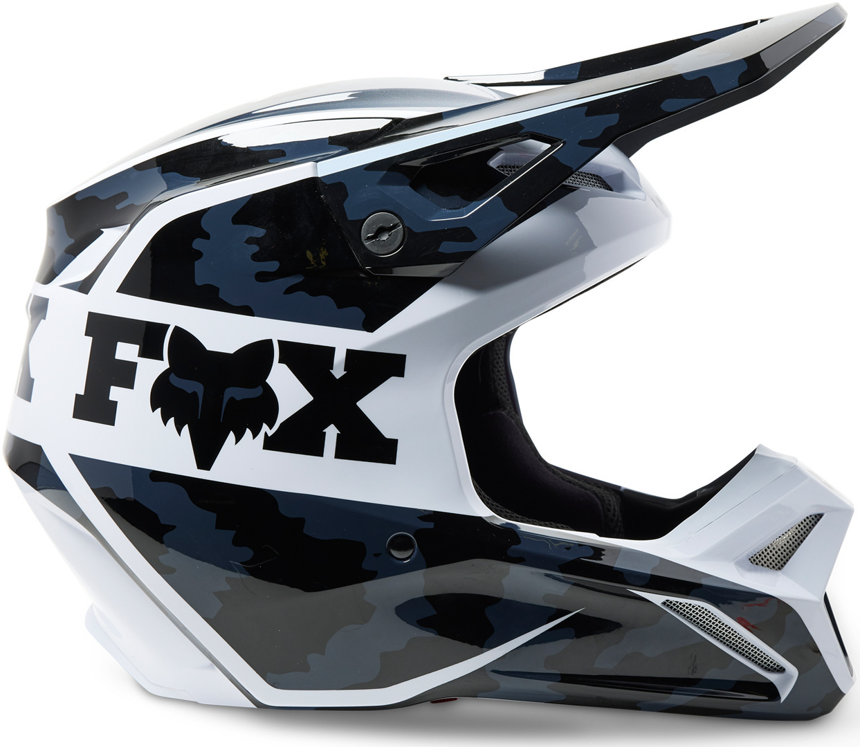 FOX V1 Nuklr Casco Motocross nero M (57/58) Figura 6
