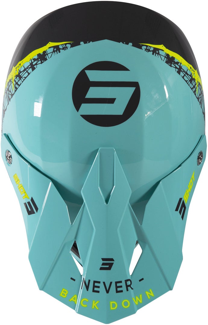 Shot Furious Storm Casco Motocross nero/verde M (57/58) Figura 2