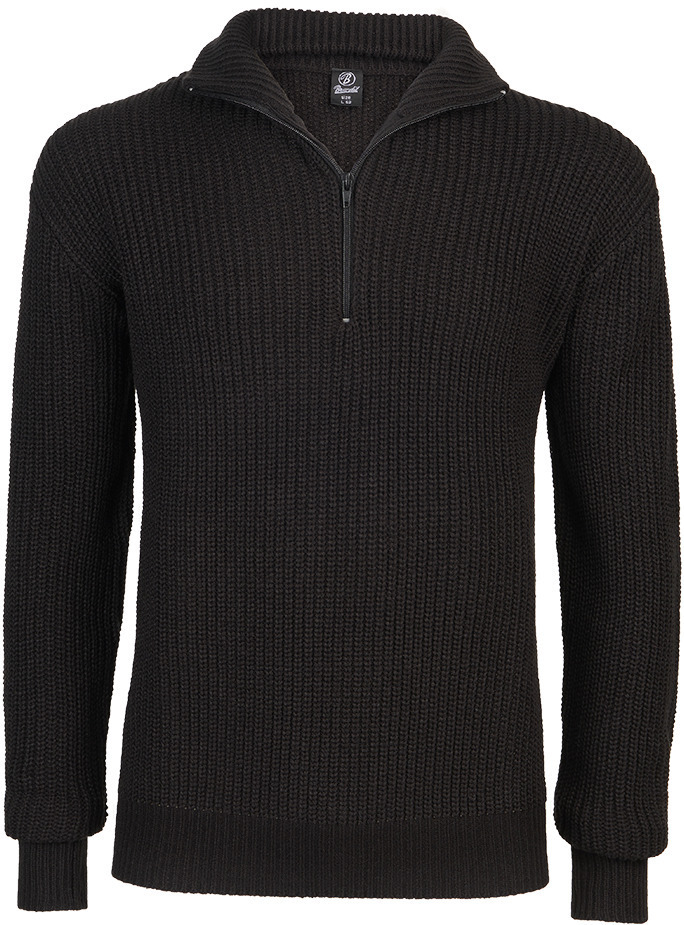 Brandit Marine Pullover Troyer schwarz 4XL Abbildung 1