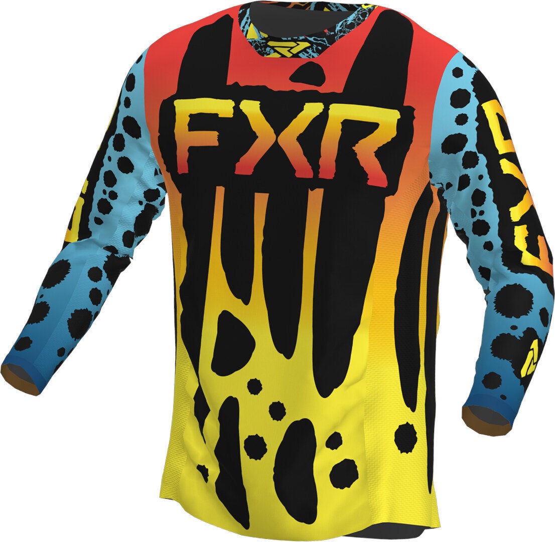 FXR Podium 2023 Maglia Motocross Giovanile nero/multicolore XL Figura 1