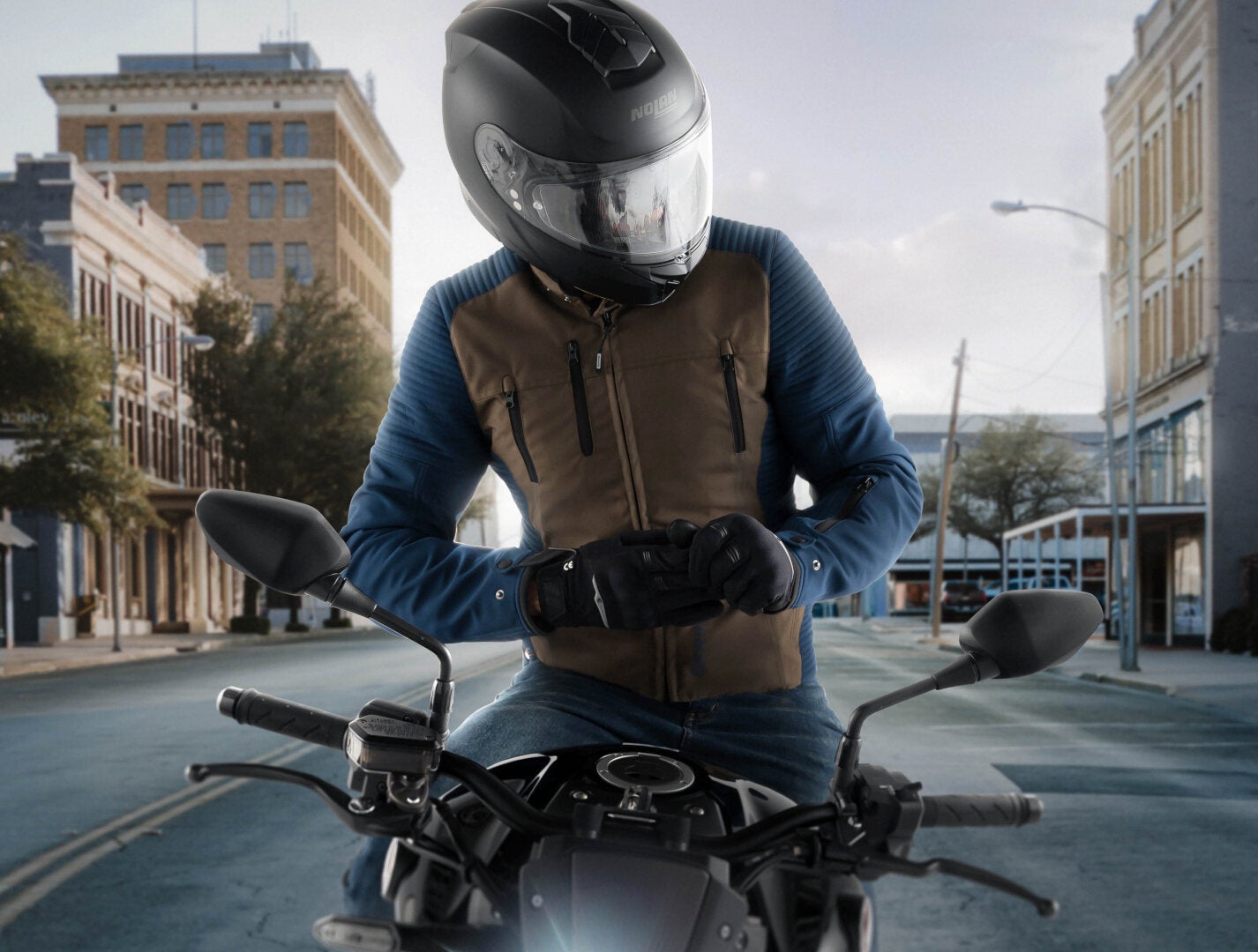 Bering Crosser veste textile de moto imperméable Kaki/Bleu marine 4XL Figure 3