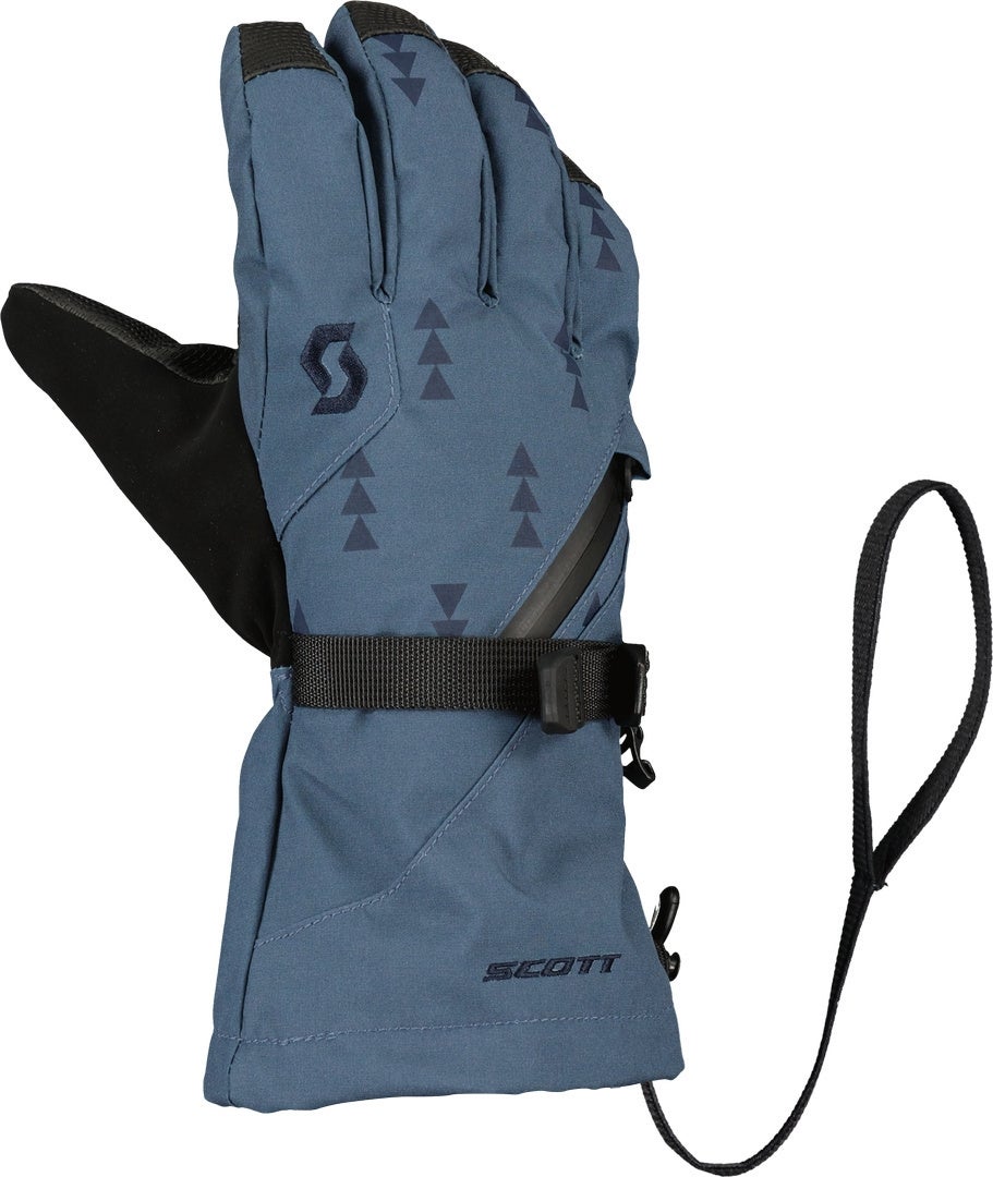 Scott Ultimate Premium Luvas Snowmobile Crianças azul escuro L Figura 1