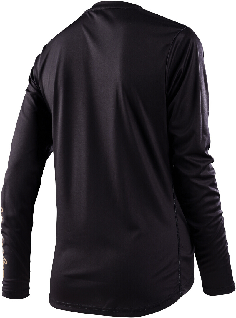 Troy Lee Designs Lilium Solid Black Ladies Fiets Jersey M Figuur 2