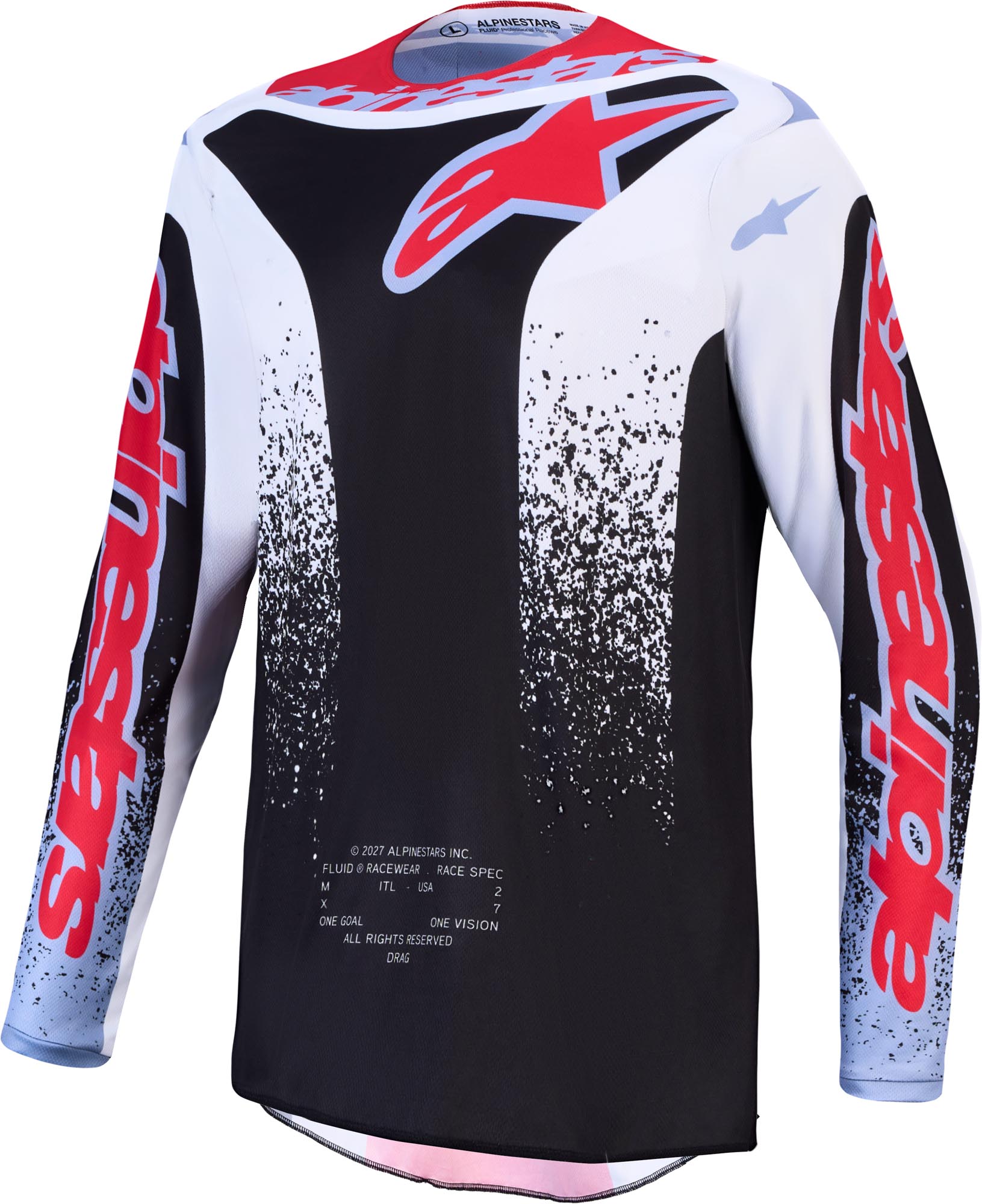 black/white/red/blue