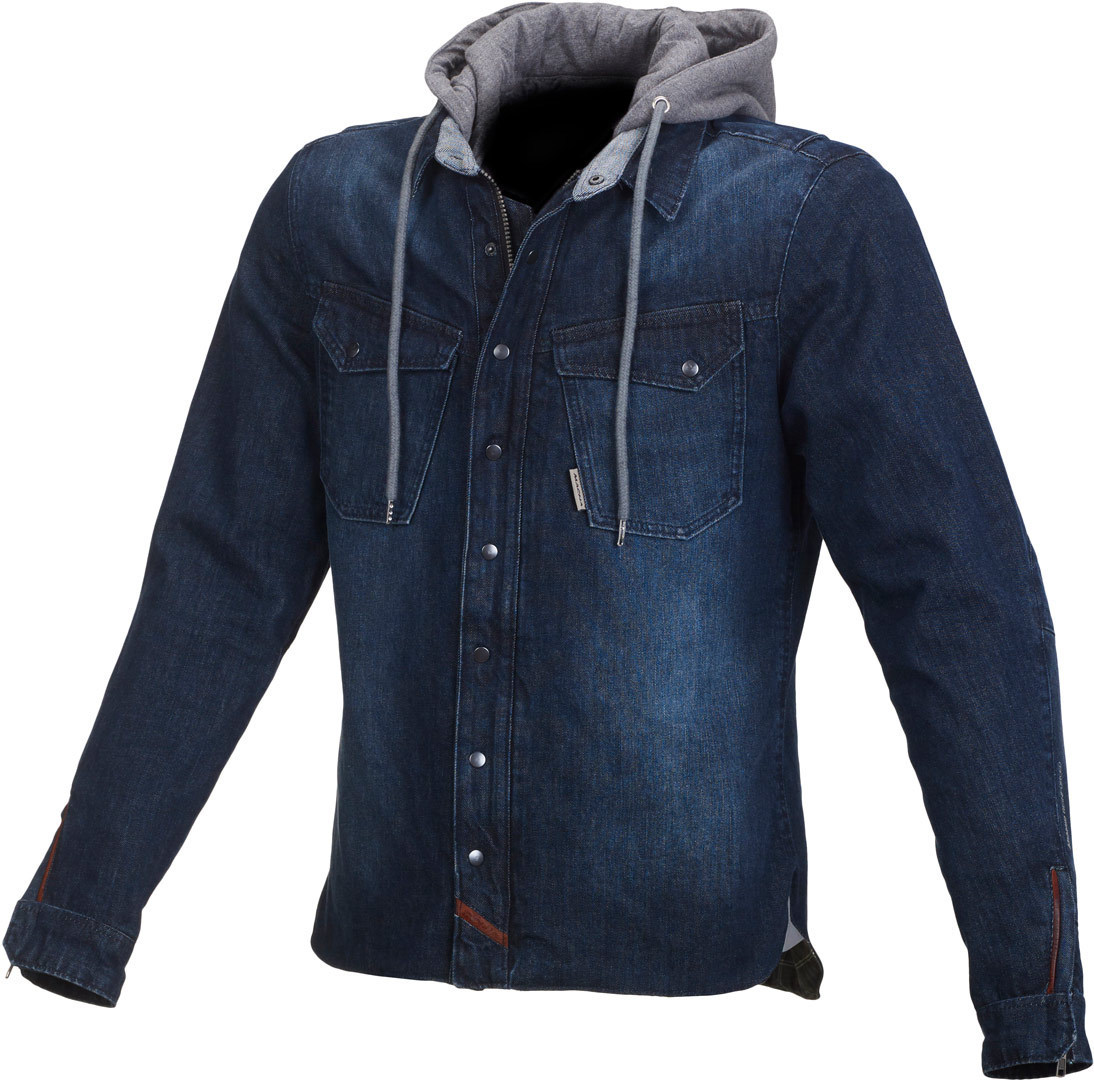 Macna Westcoast Motorcycle Textile Jacket dark blue XXL Figure 1