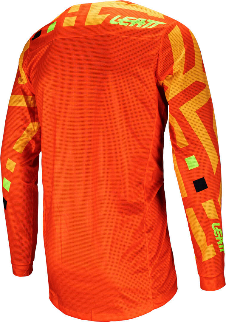 Leatt 3.5 Ride Pattern 2024 Set de tricou și pantaloni de motocross portocaliu M Figura 8