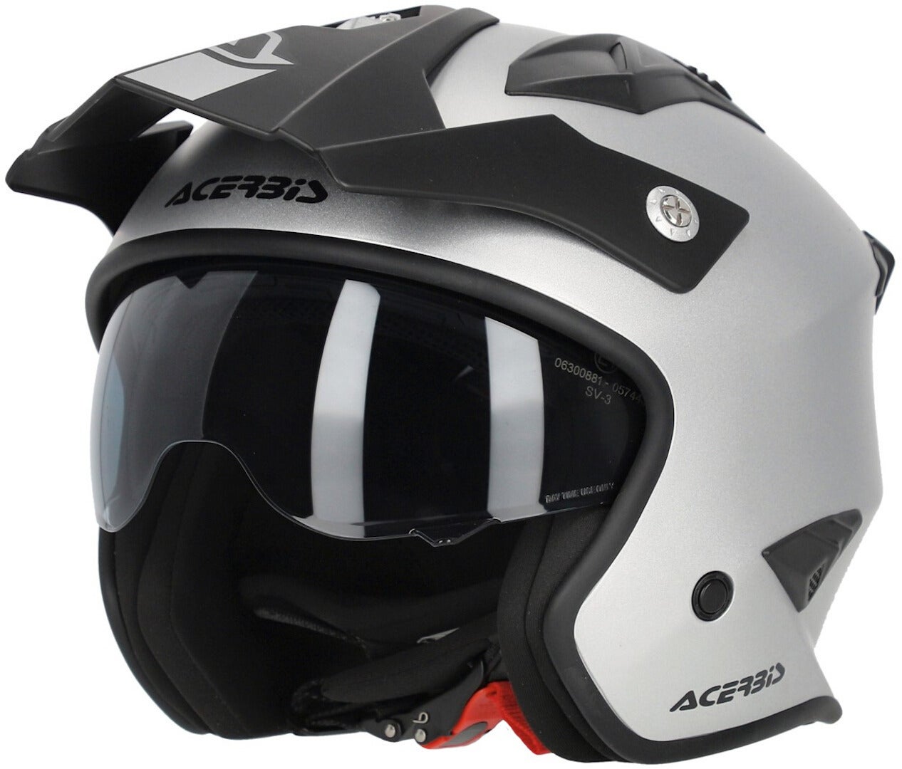 Acerbis Aria Metallic Casco Jet Silver matt M (57/58) Figura 1